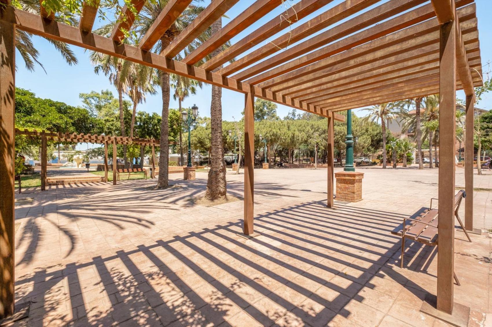 Apartamento En La Playa Con Terraza Málaga Kültér fotó
